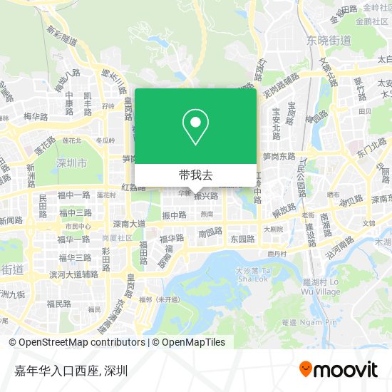 嘉年华入口西座地图