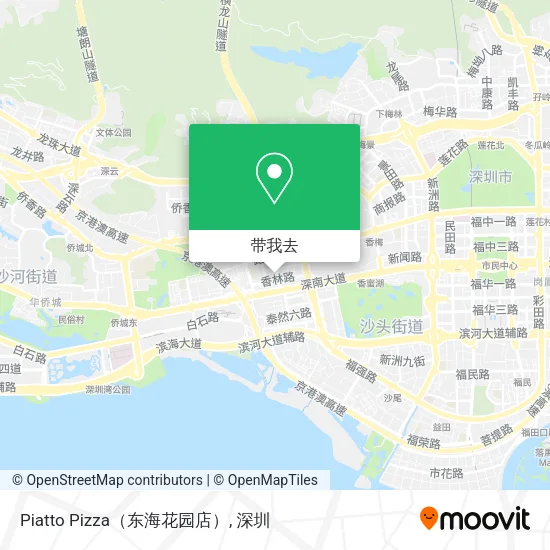Piatto Pizza（东海花园店）地图