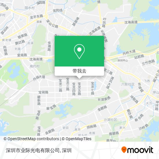 深圳市业际光电有限公司地图