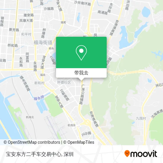 宝安东方二手车交易中心地图