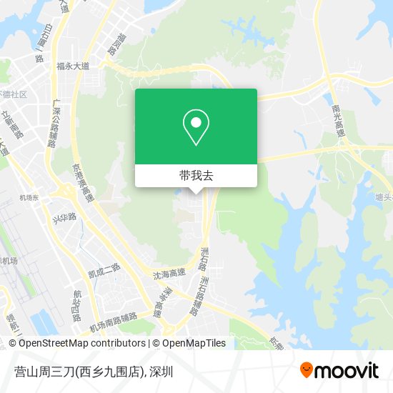 营山周三刀(西乡九围店)地图