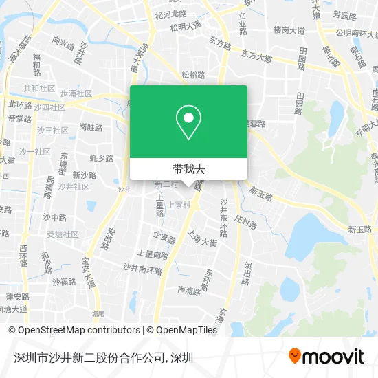 深圳市沙井新二股份合作公司地图
