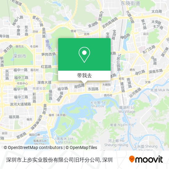 深圳市上步实业股份有限公司旧圩分公司地图