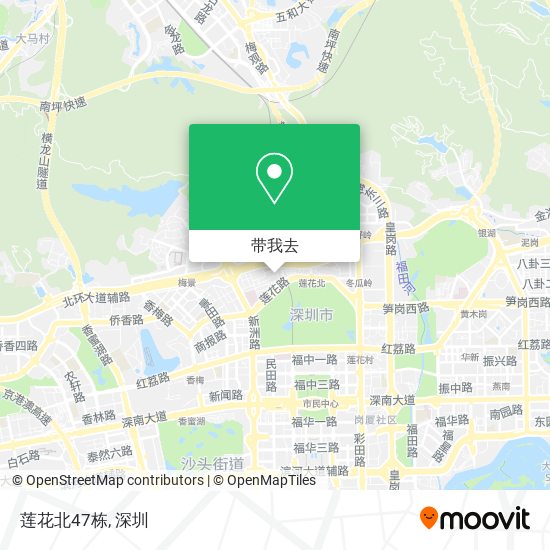 莲花北47栋地图