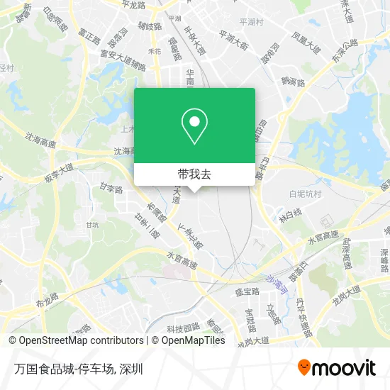 万国食品城-停车场地图