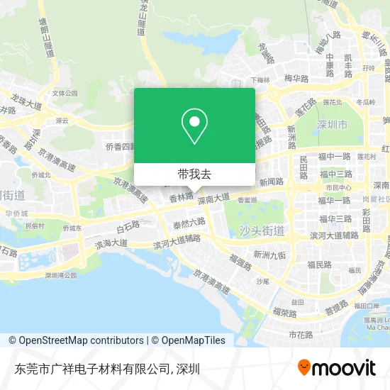 东莞市广祥电子材料有限公司地图