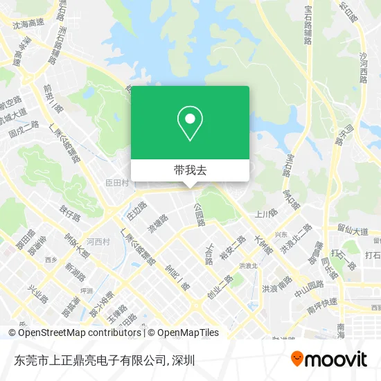 东莞市上正鼎亮电子有限公司地图