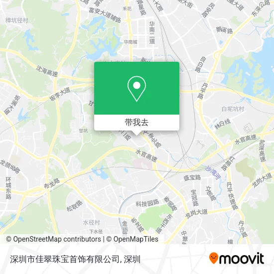 深圳市佳翠珠宝首饰有限公司地图