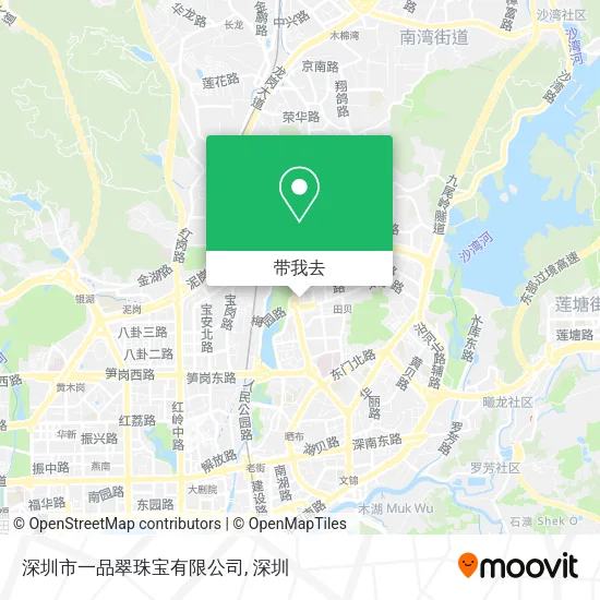 深圳市一品翠珠宝有限公司地图