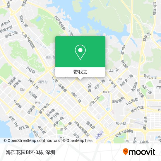 海滨花园B区-3栋地图