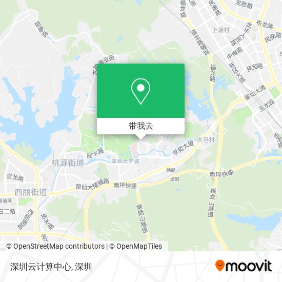 深圳云计算中心地图