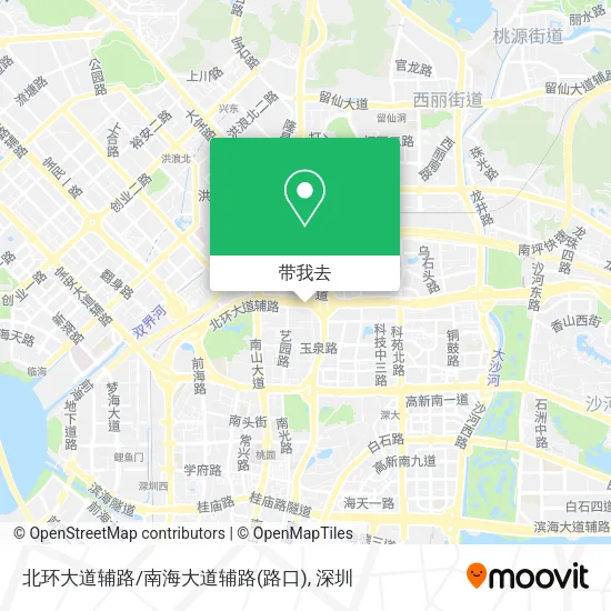 北环大道辅路/南海大道辅路(路口)地图