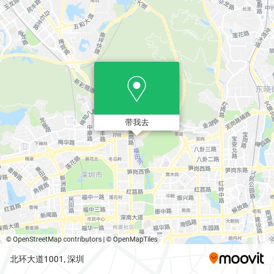 北环大道1001地图