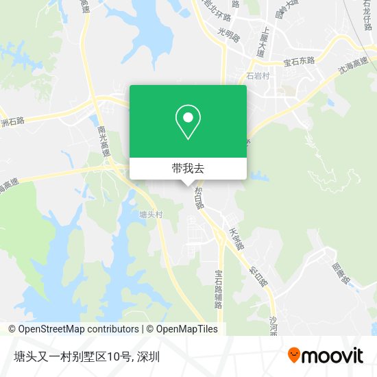塘头又一村别墅区10号地图