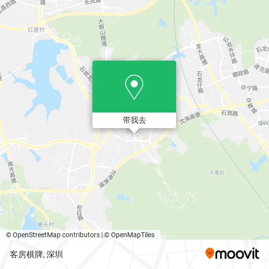 客房棋牌地图