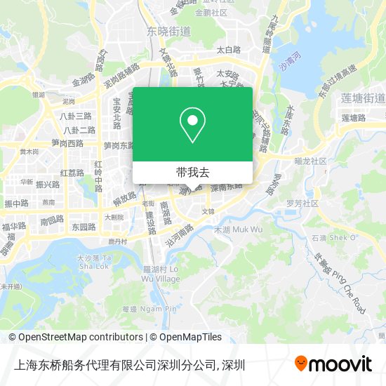 上海东桥船务代理有限公司深圳分公司地图