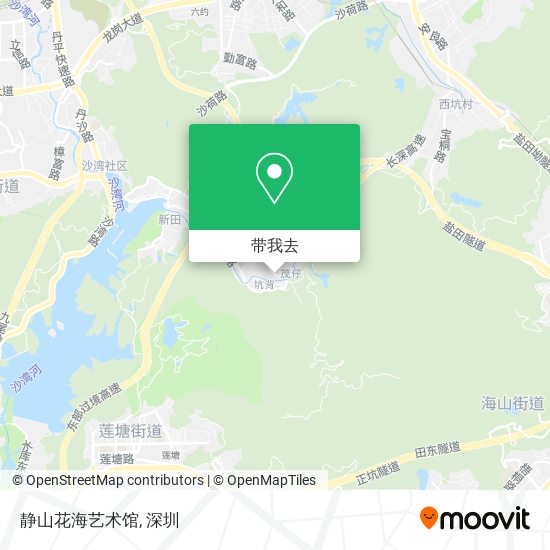 静山花海艺术馆地图