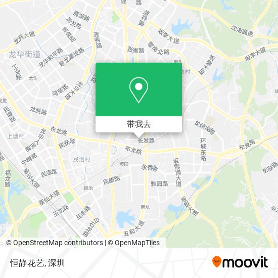 恒静花艺地图