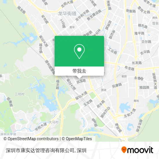 深圳市康实达管理咨询有限公司地图
