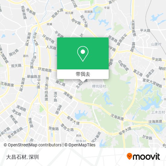 大昌石材地图