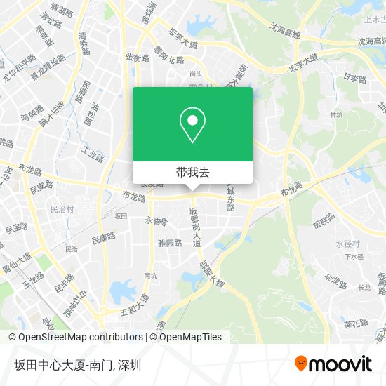坂田中心大厦-南门地图