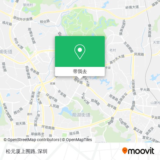 松元厦上围路地图