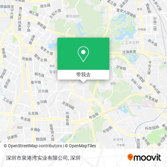 深圳市泉港湾实业有限公司地图