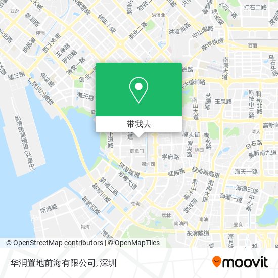 华润置地前海有限公司地图