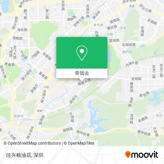 佳兴粮油店地图