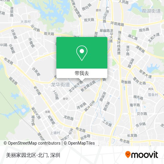 美丽家园北区-北门地图