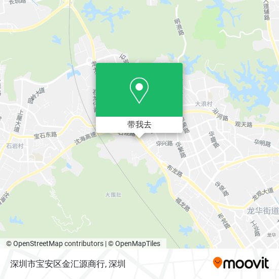 深圳市宝安区金汇源商行地图