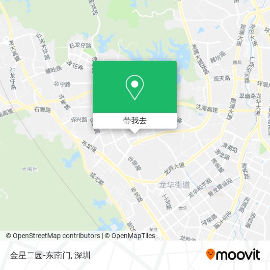 金星二园-东南门地图