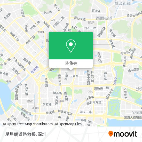 星星朗道路救援地图