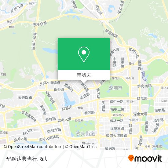 华融达典当行地图