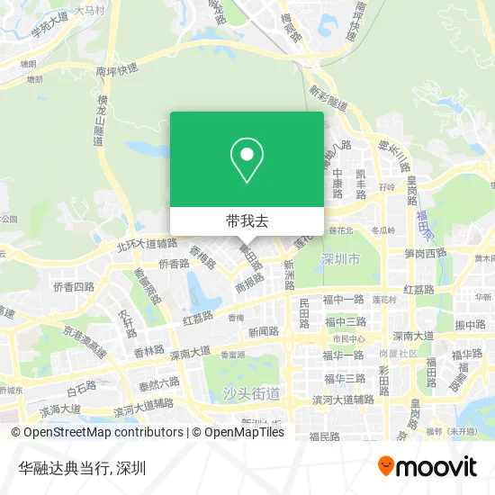 华融达典当行地图