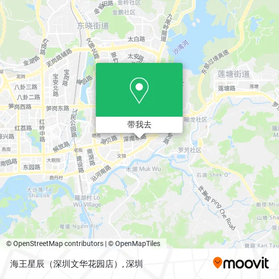 海王星辰（深圳文华花园店）地图