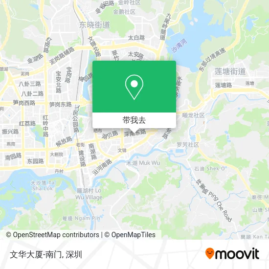 文华大厦-南门地图