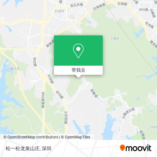 松一松龙泉山庄地图