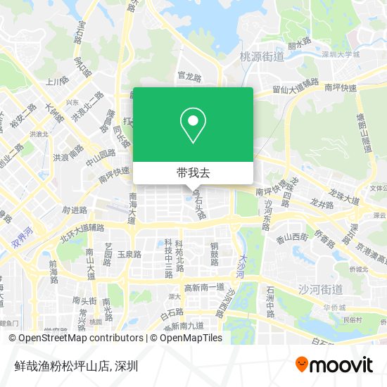 鲜哉渔粉松坪山店地图
