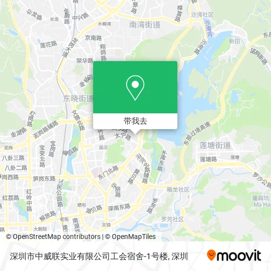 深圳市中威联实业有限公司工会宿舍-1号楼地图