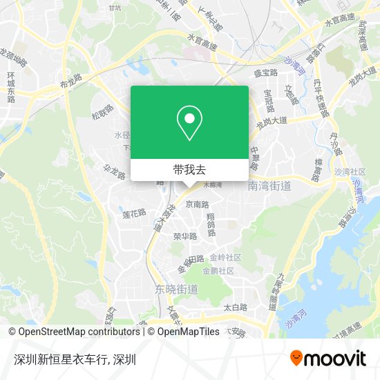 深圳新恒星衣车行地图