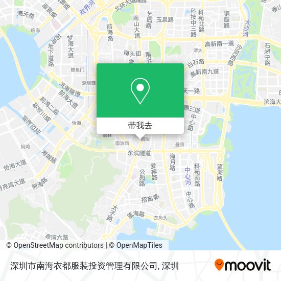 深圳市南海衣都服装投资管理有限公司地图