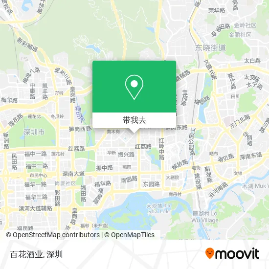 百花酒业地图