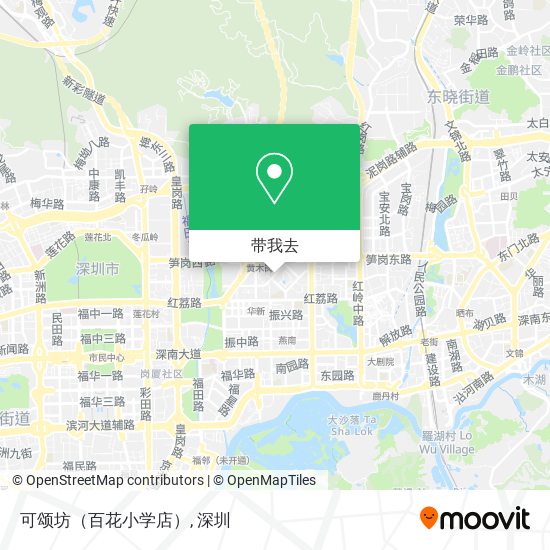 可颂坊（百花小学店）地图