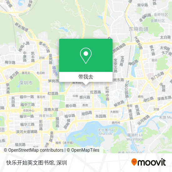 快乐开始英文图书馆地图