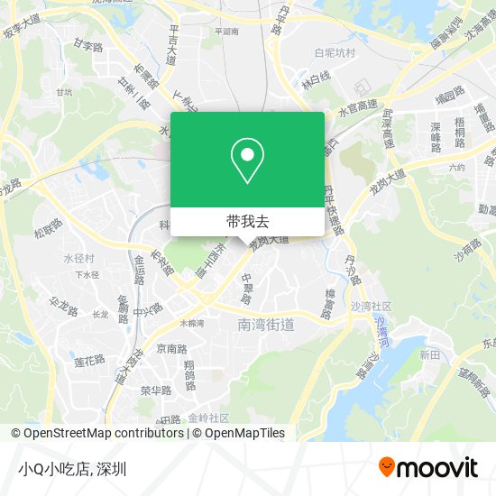 小Q小吃店地图