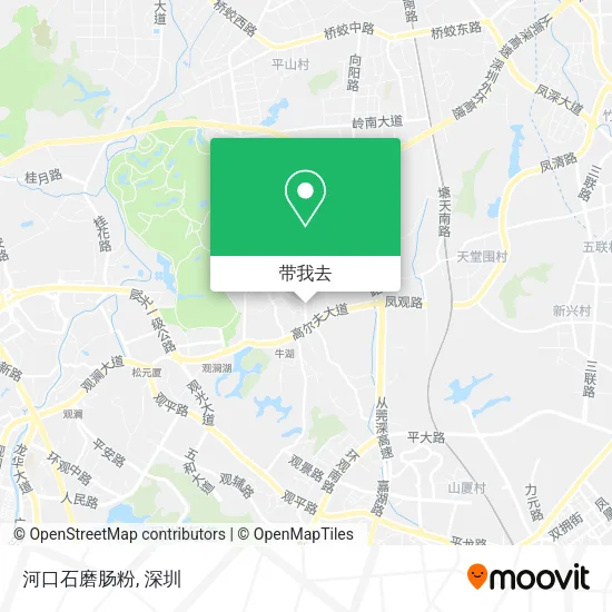 河口石磨肠粉地图