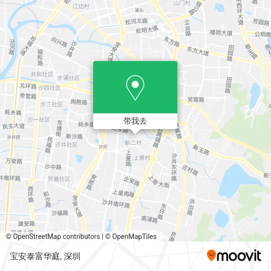 宝安泰富华庭地图