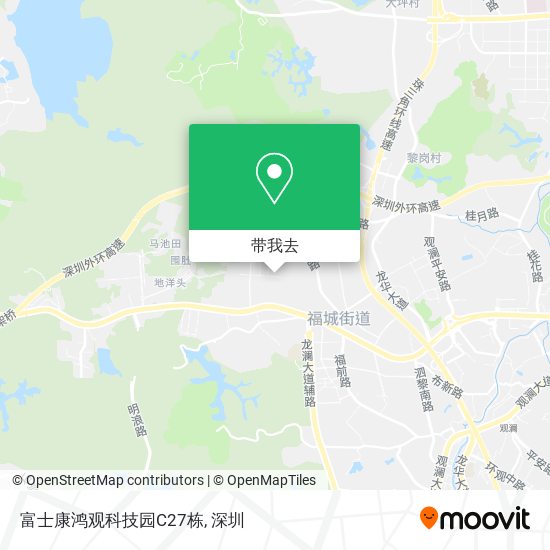 富士康鸿观科技园C27栋地图