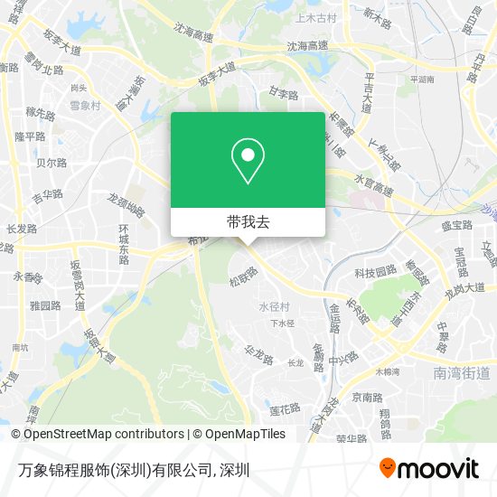 万象锦程服饰(深圳)有限公司地图